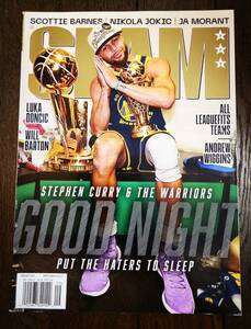 2022 AUG SLAM MAGAZINE #239 STEPHEN CURRY (Night Night) / スラム 雑誌 ステフェン カリー Jordan, Nike, Adidas NBA Basketball Steph