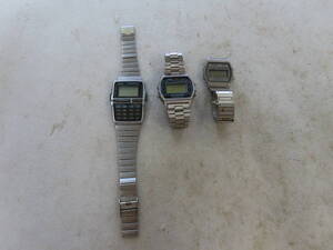 ♪ジャンク　CASIO ×3個　（DBC-630 1276/H101 106/WS-71 145）　　⑤