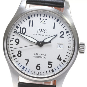 IWC IWC SCHAFFHAUSEN IW327002 パイロットウォッチ マークXVIII デイト 自動巻き メンズ 良品 _840323