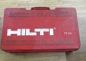 【中古品】★HILTI ハンマードリル TE60　ビット付き