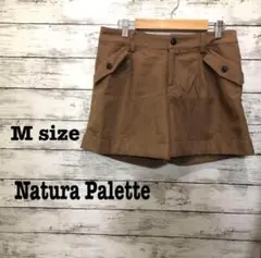 Natura Palette ショートパンツ　コーデュロイ　M ベージュ