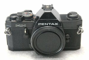 （綺麗）PENTAX ペンタックス 人気の高級一眼レフカメラ MX黒ボディ 希少な作動品（腐食無し）