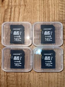 値引き！(お買い得) SDカード 16GB【4個セット】