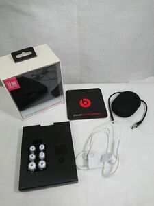 beats by dr.dre ワイヤレス イヤホン Powerbeats3 wireless 密閉型 Bluetooth対応 ホワイト ML8W2PA/A 動作確認済 ls014