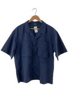 WILDTHINGS◆半袖シャツ/M/ナイロン/ネイビー/無地/WT22012AD/SUPPLEX CAMPSHIRT