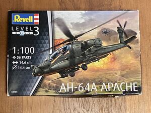 ★ネコポスOK 未開封・未組立 Revell 1/100 米軍 AH-6A アパッチ 軍用機 ヘリコプター 戦闘機 レベル 