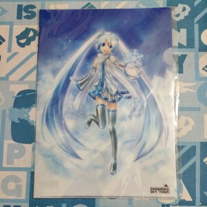 雪ミク スカイタウン 限定 SNOW MIKU 2014 クリアファイル 初音ミク KEI 未開封新品 ボーカロイド 北海道