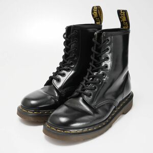 MG3080▽定価2.9万円*ドクターマーチン/Dr.Martens*1460*レディース*UK4/23cm相当*8ホールブーツ/レースアップ ショートブーツ/靴*ブラック