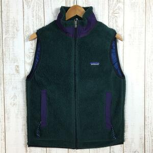 MENs S パタゴニア 1998 レトロ エックス ベスト RETRO X VEST 初期型 ハンター×リーガルパープル PEF 防風 フリース