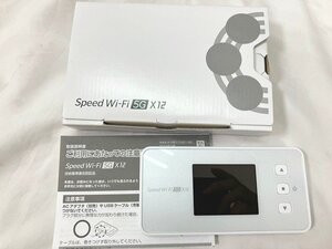 NEC　モバイルルーター　au判定〇　Speed Wi-Fi 5G X12　美品