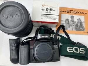 1円～　Canon EOS 100QD フィルムカメラ 一眼レフ ズームレンズ 　保管品