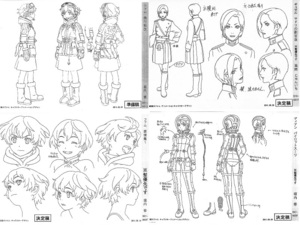 ①ラストエグザイル　銀翼のファム　LAST EXILE　製作用資料　設定資料