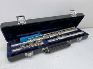 h2542 □中古□ ムラマツ フルート muramatsu flute MFG. co TOKOROZAWA JAPAN 村松フルート シルバー 管楽器 本体 音楽 ハードケース付 