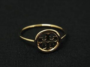 ■極美品■ TORY BURCH トリーバーチ リング 指輪 アクセサリー 約13号 レディース メンズ ゴールド系 DF2507