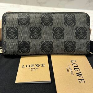 ロエベ　LOEWE 財布　長財布　アナグラム　ラウンドファスナー　メンズ　レディース　