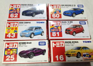 ■TOMICA■トミカ■TOMY■6台まとめて■Honda N-ONE■光岡 オロチ■マツダ アテンザ (初回特別カラー)■32■