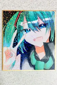 ホログラム入り 初音ミク オリジナル ファンアート イラスト