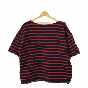 MARNI / マルニ | ボーダー ボートネック Tシャツ | 38 | レッド / ネイビー | レディース