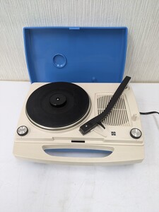 ヤ80 ナショナル National ポータブルレコードプレーヤー レコードプレーヤー ターンテーブル 昭和レトロ SF-321 オーディオ機器 動作OK