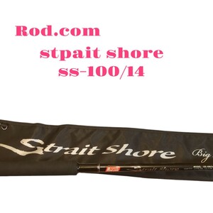 美品 ロッドコム ストレイトショア SS-100/14 ROD.COM Strait Shore ベイトモデル ショアジギング 保存袋 説明書付き