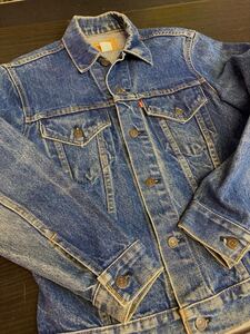 希少　70‘s ビンテージ　LEVI’S リーバイス　70505 0217 デニムジャケット　36 ケアタグ　4th 3rd 557 501XX Gジャン　オリジナル　BIGE