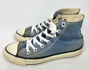 90s USA製 converse allstar hi canvas navy US4ハーフ 23cm 90年代 アメリカ製 オールスター ネイビー ビンテージ ハイカット