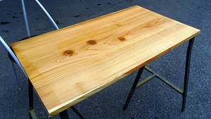 杉スギ(DIY机デスク・テーブル天板) 850x480x20mm 下仕上済SALE