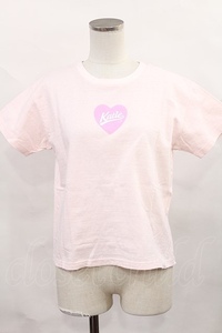 Katie / HEART LOGO tee S ピンク H-24-12-20-2020-LO-TS-NS-ZT359