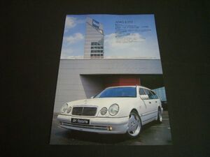 S210 AMG ベンツ E55T ステーションワゴン 広告・2枚組 新車当時物　検：W210 ポスター カタログ