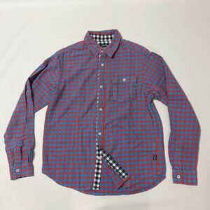 Sサイズ STUSSY Kit Plaid flannel Shirt ( ステューシー チャプト 長袖 チェック ネル シャツ 周年 記念 限定 レア ) ②