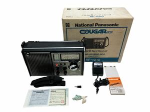 ジャンク扱い 簡易動確のみ NATIONAL PANASONIC パナソニック COUGAR クーガー 101 RF-1010 FM-AM 8-BAND RECEIVER ラジオ [TK24-0613-2]