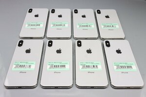 Apple iPhoneX 256GB Silver 計8台セット A1902 ■ドコモ★Joshin(ジャンク)0414【1円開始・送料無料】