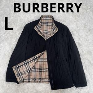 バーバリー　Burberry キルティングジャケット　コート　アウター　L 40　レディース