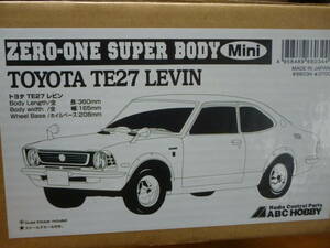 希少・新品・未組立／ABC　トヨタ　TE27　レビン　1箱／スペアボディ ZERO-ONE TOYOTA LEVIN ABCHOBBY