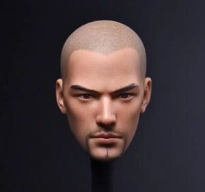 1/6scale 男性　フィギュア　ヘッド　アクションフィギュア　俳優　アジア男性　陰陽　12インチ