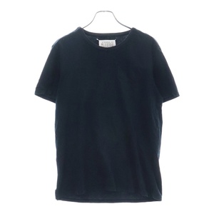 MAISON MARTIN MARGIELA 10 メゾンマルタンマルジェラ 12SS 胸スクエアパッチ 半袖Tシャツ ネイビー S30GC0371