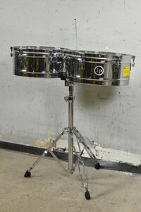 ■TG0828 LP ティンバレス Matador Deep Shell Timbales 14/15インチ ★スタンド/ソフトケース付属