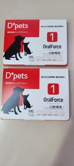 D+pets OralForce 100枚入り デンタルケア用品