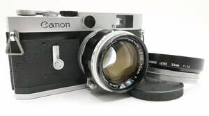 ★良品★　キヤノン CANON P レンジファインダーカメラ + CANON LENS 50m F1.4 #247