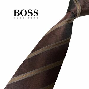 HUGO BOSS ネクタイ レジメンタル柄 ストライプ柄 ヒューゴボス USED 中古 m498