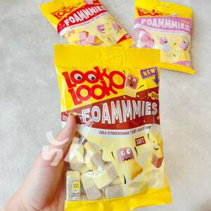 Look-O-Look Foammmies Zuur COLA-CITROEN 180g ソフトキャンディ　レモン　コーラ　サワー