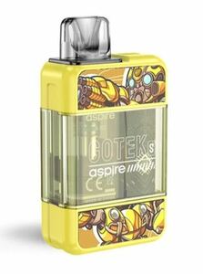 新品 Aspire GoTek S Pod System Kit 650mAh 4.5ml イエロー　電子タバコ　アスパイア　ゴーテックS　ポッド　ベイプ