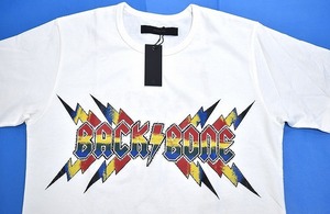 BACKBONE (バックボーン) COTTON PRINT T-SHIRT LOUD AS THUNDER コットンプリントTEE ロウドアズサンダー半袖 S/SクルーネックTシャツ