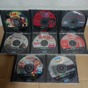 MD　MEGA-CD　 メガドライブ　メガCDソフト　ゲームソフト8点まとめ