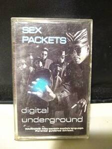 T6530　カセットテープ　DIGITAL UNDERGROUND デジタル・アンダーグラウンド SEX PACKETS