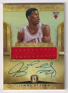 NBA JIMMY BUTLER AUTO Rookie Card 2012-13 PANINI GOLD STANDARD Jersey Autograph ジミー・バトラー 直書 直筆 サイン ジャージ オート