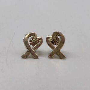 TIFFANY&Co. ティファニー ピアス ラビングハート シルバー925 アクセサリー P178