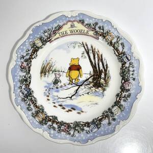 (志木)【美品】Royal Doulton/ロイヤルドルトン くまのプーさん THE WINNIE THE POOH COLLECTION THEWOOZE 約20cm ディズニー 食器 (o)