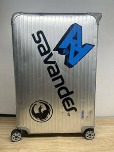 Rimowa TOPAS リモワ トパーズ アルミ スーツケース トランク キャリーケース メンズ シルバー トラベル ビジネス 4輪 104L