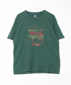 「Design Tshirts Store graniph」 刺繍半袖Tシャツ L グリーン レディース